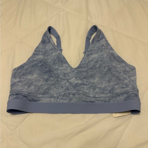 Fabletics ALL DAY EVERY DAY LOW IMPACT BRASOFT BLUE STONE MARBLE - Picture 5 of 9